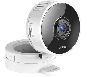 D-Link DCS-8100LH/A1A, 1 MP Wireless HD Day/Night Ultra-Wide 180° View Cloud Network Camera.1/2,7" 1 Megapixel CMOS sensor, 1280 x 720 pixel, 30 fps frame rate, H.264/MJPEG compression, Fixed lens: 1