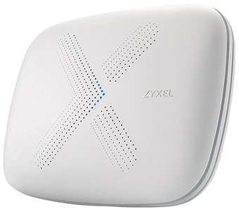 Набор из двух Mesh Wi-Fi машрутизаторов Zyxel Multy X (WSQ50), AC3000, AC Wave2, MU-MIMO, 802.11a/b/g/n/ac (300+866+1733 Мбит/с), 9 антенн, 1xWAN GE, 3xLAN GE, USB 2.0, BLE 4.1, поддержка Amazon Alexa