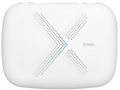 Mesh Wi-Fi машрутизатор Zyxel Multy X (WSQ50), AC3000, AC Wave2, MU-MIMO, 802.11a/b/g/n/ac (300+866+1733 Мбит/с), 9 антенн, 1xWAN GE, 3xLAN GE, USB 2.0, BLE 4.1, поддержка Amazon Alexa (без поддержки