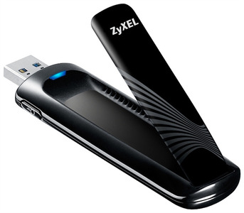 Двухдиапазонный Wi-Fi USB-адаптер Zyxel NWD6605, AC1200, 802.11a/b/g/n/ac (300+867 Мбит/с), USB3.0