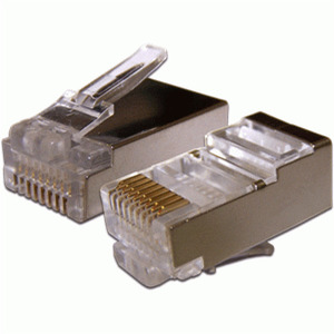 Коннектор RJ45 STP 8P8C, универсальный, cat.6A, 100 шт.