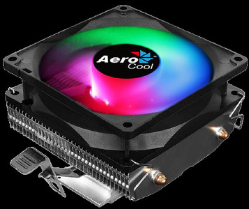 Aerocool Air Frost 2 110W / FRGB / 3-Pin / Intel 115*/775/2066/2011/AMD / Heat pipe 6mm x2