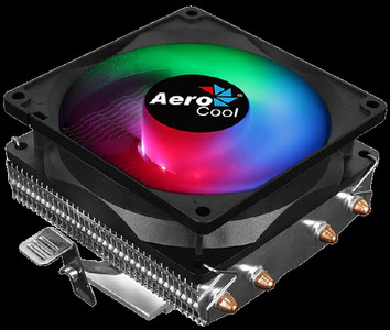 Aerocool Air Frost 4 125W / FRGB / 3-Pin / Intel 115*/775/2066/2011/AMD / Heat pipe 6mm x4