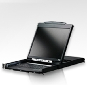 ATEN DUAL RAIL LCD PS/2-USB CONSOLE 19INCH (CL5800NR).