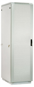 Шкаф телекоммуникационный напольный 42U (600 1000) дверь перфорированная