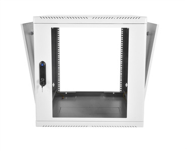 Шкаф телекоммуникационный настенный разборный 15U (600х520) дверь стекло