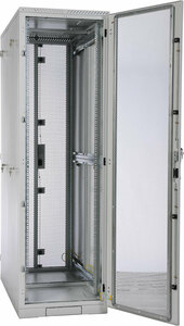 Шкаф серверный напольный 42U (800x1000) дверь перфорированная 2 шт.