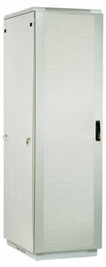 Шкаф телекоммуникационный напольный 42U (600x1000) дверь перфорированная 2 шт. (3 места)