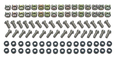 APC M6 Hardware Kit (32 sets: пружинные профильные гайки, нейлоновые шайбы, винты)