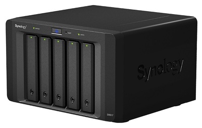 Synology Expansion Unit for DS1517+,1817+,DS718+,NVR1218 /upto 5hot plug HDDs SATA(3,5' or 2,5')/1xPS incl eSATA Cbl