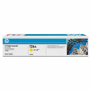 Cartridge HP 126A для LaserJet CP1025, желтый (1000 стр.)