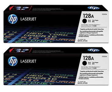 Cartridge HP 128A для LJ Pro CP1525, двойная упаковка, черный (2*2 000 стр.)