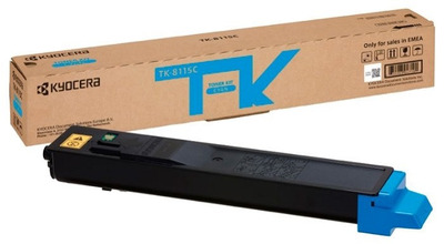Тонер-картридж TK-8115C синий тонер 6000 стр. M8124cidn/M8130cidn