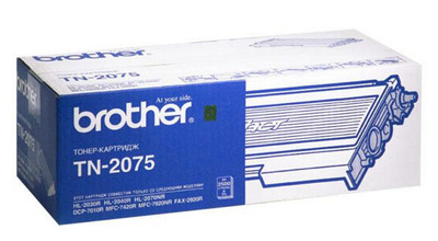 Тонер TN-2075 для Brother HL2030/2040/2070N/DCP7010/7025/MFC7420/7820/FAX2825/2920 (2500стр)