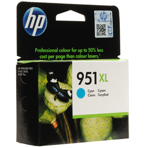 Cartridge HP 951XL для Officejet Pro 8100/ 8600, голубой, 16 мл