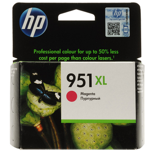 Cartridge HP 951XL для Officejet Pro 8100/ 8600, пурпурный , 16 мл
