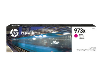 Cartridge HP 973X PageWide увеличенной емкости, для PW Pro 477/452, пурпурный (7000 стр.)