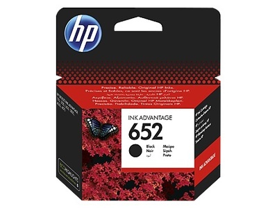 Cartridge HP 652 Ink Advantage, для HP DeskJet 2135/3635/3775/3785/3835/4535/4675/1115, Черный