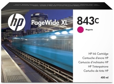 Cartridge HP 843C для PageWide XL 5000/4x000, пурпурный, 400 мл