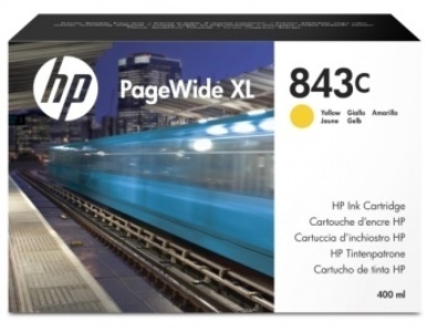 Cartridge HP 843C для PageWide XL 5000/4x000, желтый, 400 мл