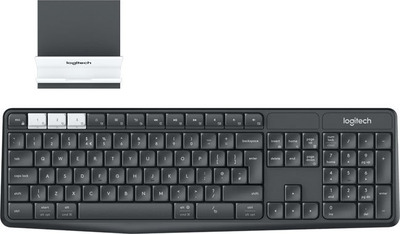 Logitech Wireless Keyboard K375s, Bluetooth, Multi-Device, [920-008184]