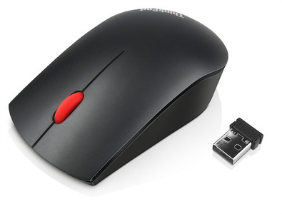 Lenovo ThinkPad Essential Wireless Mouse ( Optical sensor and 1200 DPI, 1 AA battery, 2.4 GHz Wireless via Nano USB)