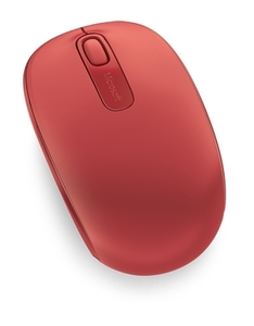 Microsoft Wireless Mobile Mouse 1850, USB, Flame Red