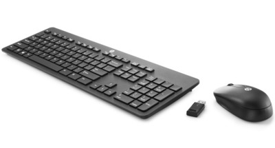 HP Slim Wireless Keyboard amd Mouse BLANK