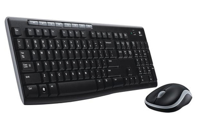 Logitech Wireless Desktop MK270 (Keybord&mouse), Black, [920-004518]