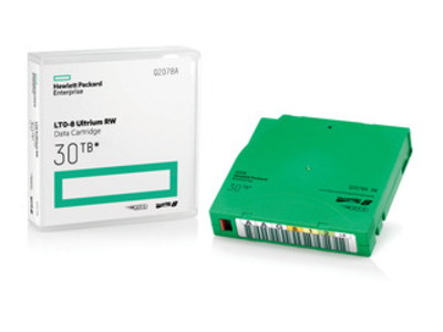 HPE Ultrium LTO8 30TB bar code non custom labeled cartridge 20 pack (for libraries & autoloaders; incl. 20 x Q2078L) analog Q2078AL