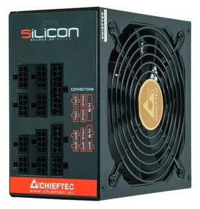 Chieftec Silicon SLC-850C (ATX 2.3, 850W, 80 PLUS BRONZE, Active PFC, 140mm fan, Full Cable Management) Retail