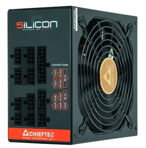 Chieftec Silicon SLC-1000C (ATX 2.3, 1000W, 80 PLUS BRONZE, Active PFC, 140mm fan, Full Cable Management) Retail