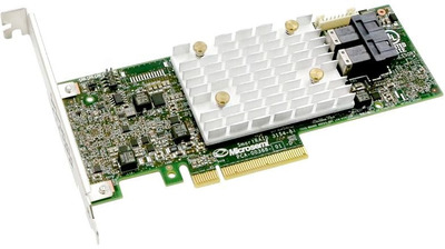 Microsemi Adaptec SmartRAID 3154-8I (PCI Express 3.0 x8, LP, MD2), SAS-3 12G, RAID 0,1,10,5,50,6,60, 8port(int2*SFF-8643), 4G