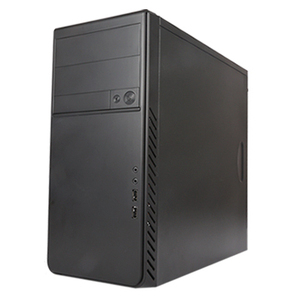 MidiTower Powerman ES861 Black PM-400ATX 2*USB 2.0,HD,Audio mATX