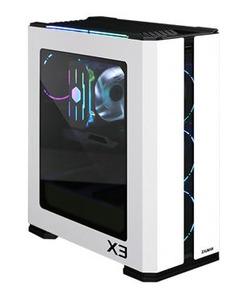 ZALMAN X3, ATX, WHITE, WINDOW, 2x3.5", 2x2.5", 2xUSB2.0, 2xUSB3.0, FRONT 3x120mm RGB, REAR 1x120mm RGB