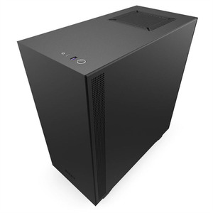 NZXT CA-H510B-B1 H510 Compact Mid Tower Black/Black Chassis with 2x120mm Aer F Case Fans