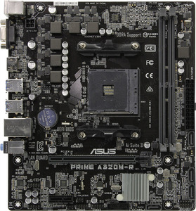 ASUS PRIME A320M-R-SI, Socket AM4, A320, 2*DDR4, D-Sub + HDMI, SATA3 + RAID, Audio, Gb LAN, USB 3.1*6, USB 2.0*6, mATX ; 90MB0XD0-M0ECY0