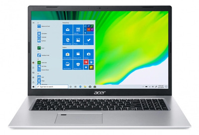 ACER Aspire 5 17.3" FHD (1920x1080) NG IPS 250N, i5-1135G7, 2x4GB DDR4, 256GB PCIe NVMe SSD, Intel UHD, WiFi, BT, HD Cam, FPR, 45wh, Win 10 Pro, 3Y CI, Silver