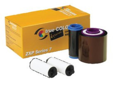 Zebra Ribbon, Zebra i Series, Color-YMCKO with Cleaning Roller, 330 Images, 330i/430i