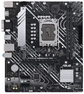 ASUS PRIME B660M-K D4, LGA1700, B660, 2*DDR4, D-Sub + HDMI, SATA3 + RAID, Audio, Gb LAN, USB 3.2*6, USB 2.0*6, COM*1 header (w/o cable), mATX; 90MB1950-M0EAY0