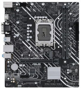ASUS PRIME H610M-D D4, LGA1700, H610, 2*DDR4, D-Sub + HDMI, SATA3, Audio, Gb LAN, USB 3.2*4, USB 2.0*6, COM*1, LPT*1 header (w/o cable), mATX ; 90MB1A00-M0EAY0
