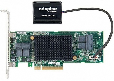 Microsemi Adaptec ASR-81605Z SGL RAID 0/1/1E/10/5/6/50/60 16i-ports 1Gb Flash BBU (2287101-R)