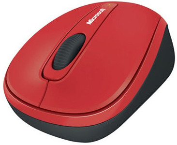 Microsoft Wireless Mobile Mouse 3500, Mac/Win, Flame Red