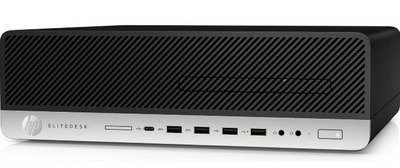 HP EliteDesk 800 G5 SFF Core i7-9700 3.0GHz,16Gb DDR4-2666(1),512Gb SSD,DVDRW,USB Kbd+USB Mouse,DisplayPort,3/3/3yw,Win10Pro