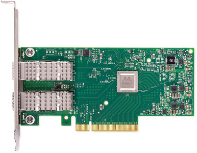 Mellanox ConnectX-4 Lx EN network interface card, 10GbE dula-port SFP+, PCIe3.0 x8, tall bracket, ROHS R6 (9MMCX4121AXCAT)