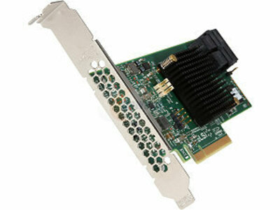 Broadcom/LSI 9341-8I (05-26106-00) (PCI-E 3.0 x8, LP) SGL SAS 12G, RAID 0,1,10,5, 8port (2*intSFF8643), каб.отдельно (аналог LSI00200/L5-25083-05), 1 year