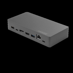 Lenovo Thunderbolt 3 Essential Dock ( 1x DP 1.4, 1x HDMI 2.0, 2x USB-A 3.0 Gen 1, 2x USB-C, 1x RJ45, 1x 3.5 mm Combo Audio Jack )