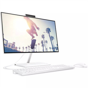 HP 24-cb1009ny NT 23.8" FHD(1920x1080) Core i5-1235U, 8GB DDR4 3200 (1x8GB), SSD 512Gb, Intel Internal Graphics, noDVD, kbd(eng)&mouse wired, HD Webcam, Starry White,FreeDOS, 1Y Wty
