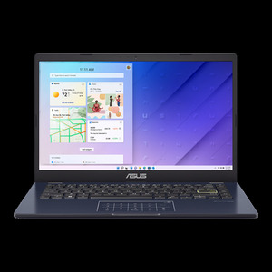 ASUS Laptop 14 E410MA-BV1832W Intel Pentium N5030/4Gb/128Gb M.2 SSD/14.0"HD TN 220nits/Intel UHD Graphics 605/Numpad/WiFi /BT/Cam/Windows 11 Home/1.3 kg/STAR BLACK/RU_EN_Keyboard