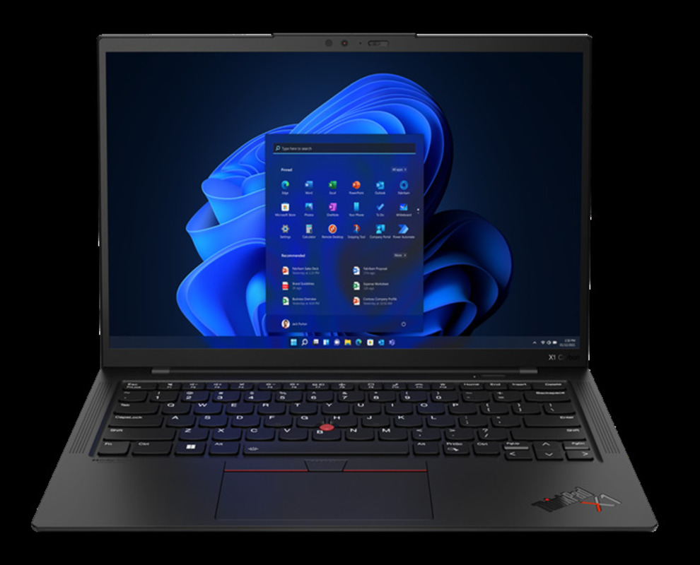 ThinkPad Ultrabook X1 Carbon Gen 10 14" WUXGA (1920x1200) IPS AG, i5-1240P, 16GB LPDDR5 5200, 512GB SSD M.2, Intel Iris Xe, WiFi, BT, FPR, TPM2, IR FHD Cam, 57Wh, 65W USB-C, Win11Pro RUS, 1Y, 1.12kg